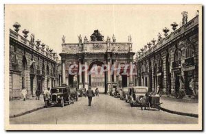 Old Postcard Nancy L & # 39Arc De Triomphe Street View Getting Here From Plac...