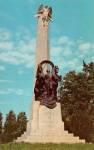 Nashville, TN Tennessee  BATTLE OF NASHVILLE CIVIL WAR MONUMENT  Chrome Postcard