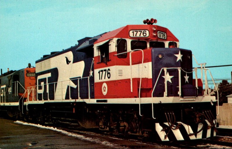 Trains Grand Trunk Western GP38 Locomotive 1776