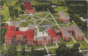 Postcard Saint Vincent's Freeport Illinois IL