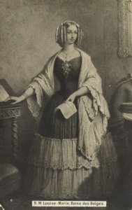 Belgian Queen Consort Louise Marie of Orléans Postcard (1)