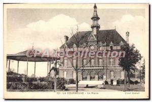 Postcard Old La Courneuve The Mayor