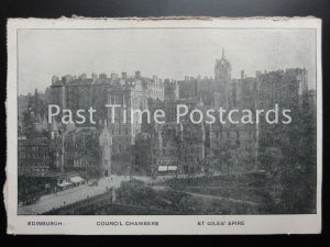 Edinburgh COUNCIL CHAMBERS St Giles' Spire ADVERT Ed Life Assurance Co 170515