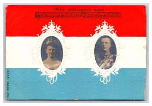 Prince Henry Queen Wilhelmina Flag Netherlands UDB  Postcard N16