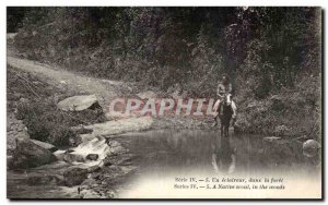 Old Postcard India India A scout in the forest