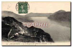 Old Postcard Aix les Bains Lake Bourget from the Hotel Chambotte