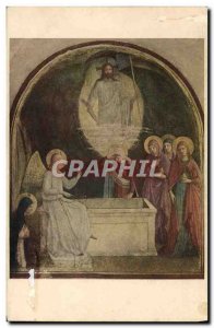 Old Postcard The Resurrezione