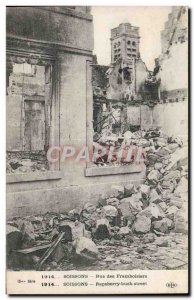 Old Postcard Soissons Rue Framboisiers