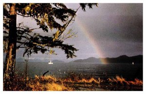 Postcard PANORAMIC SCENE Vancouver Island British Columbia BC AT2731