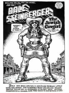 R. Crumb Dale Steinberger the Jewish Cowgirl - Large Postcard