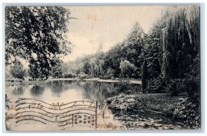Toledo Ohio OH Postcard View Of East Lake Rotograph 1907 Posted Antique