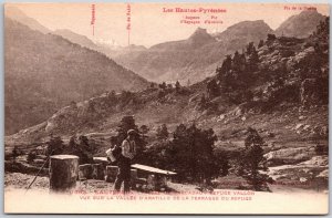 Les Hautes-Pyrenees Cauterets Vallee De Marcadau Refuge Vallon Vue Sur Postcard