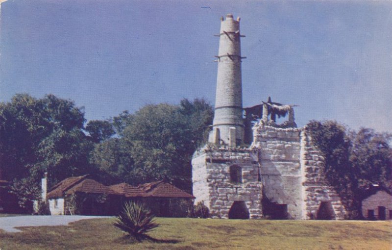 San Antonio TX, Texas - Portland Cement Factory Tower - Now Chinese Tea Garder