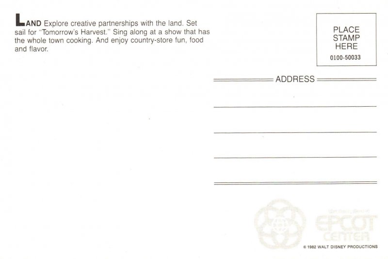 Land Explore,Epcot Center,Walt Disney World