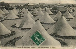 CPA Sissonne Vue Panoramique du Camp FRANCE (1052035)