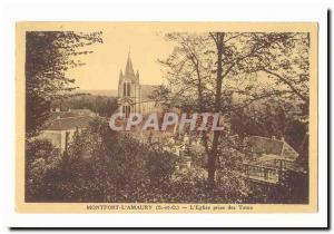 Montfort l & # 39Amaury Old Postcard L & # 39eglise taking tricks