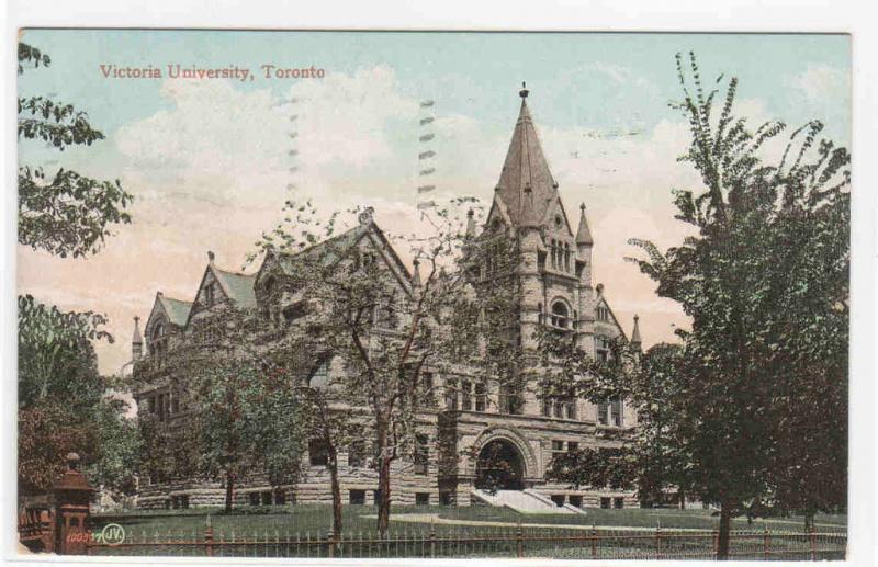 Victoria University Toronto Canada 1908 postcard