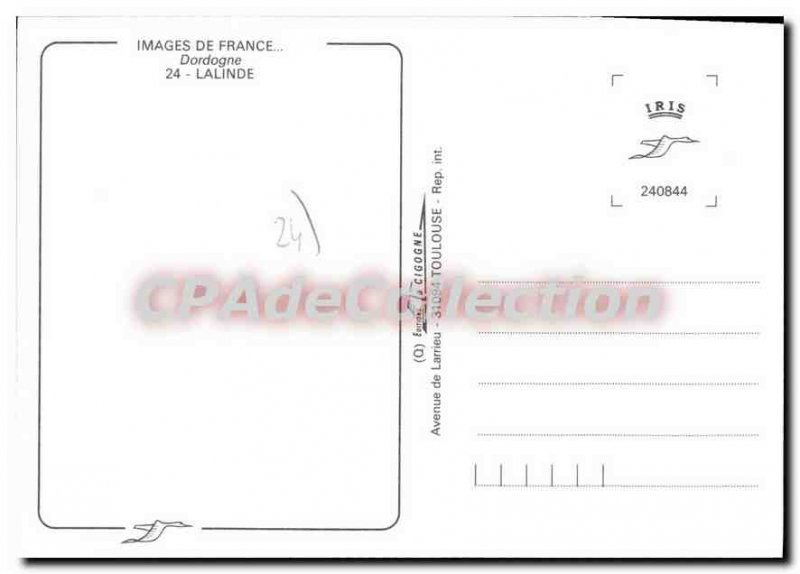 Postcard Modern LALINDE