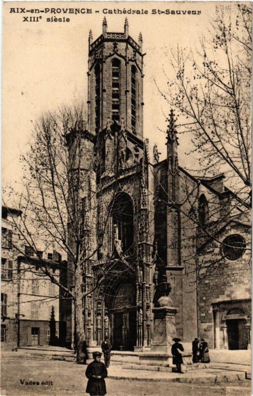 CPA AIX-en-PROVENCE - Cathedrale St-Sauveur (213960)