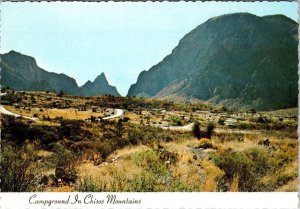 TX, Texas  CAMPGROUND~CHISOS MOUNTAINS  Big Bend National Park  4X6 Postcard