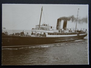 Isle of Man Steam Packet Ship Tr.S.S. VICTORIA near DOUGLAS c1980 RP Postcard