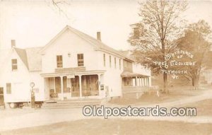 Real Photo - Birthplace of President Calvin Coolidge Plymouth, VT, USA Unused 