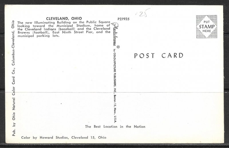 Ohio, Cleveland - Illuminating Building On Public Square - [OH-035]