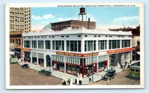 JACKSONVILLE, Florida FL ~ Main Street WOOLWORTH United Cigar Store   Postcard