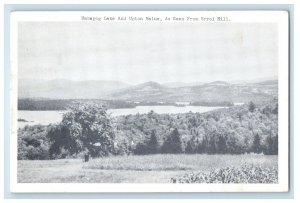 1951 Umbacog Lake And Upton Maine As Seen From Errol Hill Vintage Postcard 