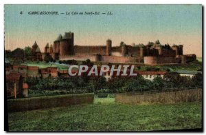 Old Postcard Carcassonne Cite North East