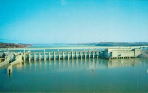 USA Chickamauga Dam Chattanooga Tennessee Chrome Vintage Postcard 07.96