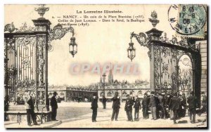 Old Postcard Nancy A corner from Place Stanislas