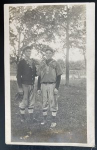 Mint USA Real Picture Postcard Petersburg Baseball Team Players