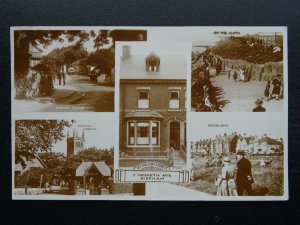 Lancashire Blackpool BISPHAM 9 Hesketh Avenue HOLIDAY HOME c1930s RP Postcard