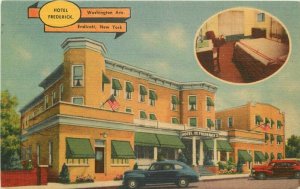 Autos Endicott New York Hotel Frederick Whitman's Roadside Postcard 20-3107