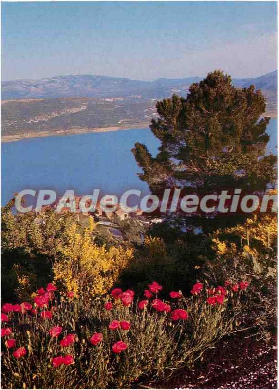 Postcard Modern Lake St. Croix (Alpes de Haute Provence Var) At the exit of t...