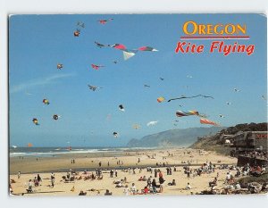 Postcard Kite Flying in Oregon USA