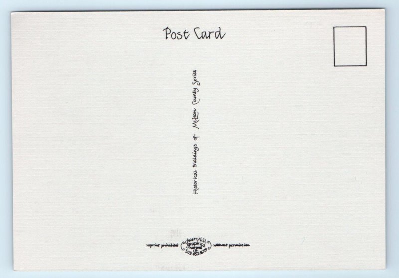 BLOOMINGTON, Illinois IL ~ EWING CASTLE McLean County 4x6 ~ 1980 Postcard