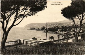 CPA SAN REMO Panorama da Est. ITALY (801807)