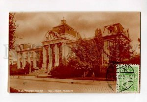 3042855 LATVIA RIGA Museum Vintage real posted RPPC