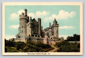 Casa Loma In Toronto Canada Vintage Postcard 0940