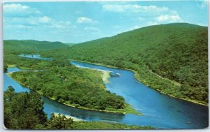 M-46583 The Delaware River at the Delaware Water Gap Pennsylvania and New Jersey