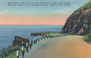 Lake Shore Drive along Lake Superior at Silver Creek Cliff MN, Minnesota - Linen