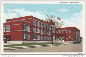 Michigan Owosso High School Curteich