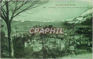 Old Postcard Lourdes View of the City Summit of Calvary