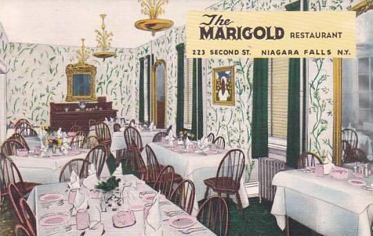 New York Niagara Fall The Marigold Restaurant