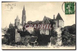 Old Postcard Senlis (Oise) The Ruins of Chateau Henry IV