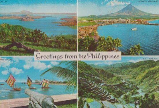 Greetings from the Philippines 1980s Postcard