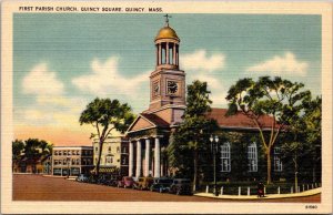 Massachsetts Quincy First Parish Church Quincy Square