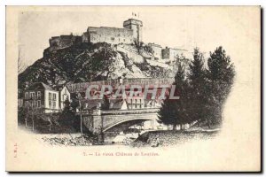 Old Postcard The old Chateau de Lourdes